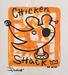 chicken shack (acrylic on white paper)
